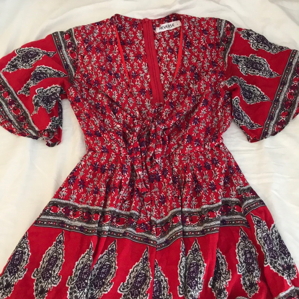boho red Lulu’s romper! - Picture 4 of 5